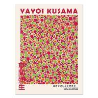 Yayoi Kusama โปสเตอร์พิพิธภัณฑ์ฟักทองพิมพ์ภาพแอปสแตรกปะผนังแกลเลอรี่ผ้าใบวาดภาพภาพนอร์ดิก69F 0706