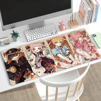 （Lao 6 s mouse pad）Hanako Kun แผ่นรองเมาส์ XXL อะนิเมะอุปกรณ์เล่นเกม P Laymats Gamer แป้นพิมพ์ขนาดใหญ่ MouseMat Kawaii Yashiro Nene โต๊ะพรมพรมเคสและซองมือถือ