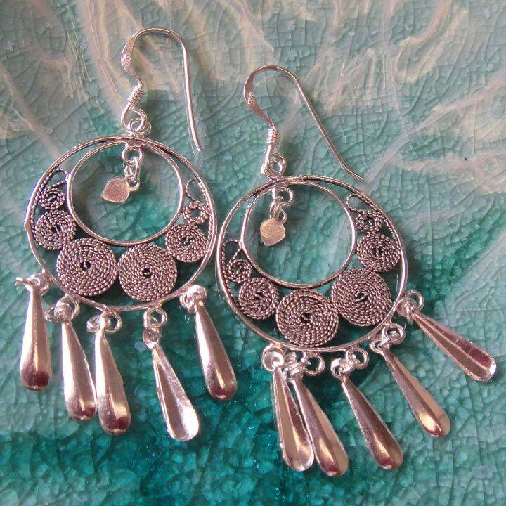 thai-handmade-identity-design-dangle-earrings-sterling-silver-beautiful-souvenir-lovely-เอกลักษณ์ไทยสวยงามลวดลายไทยเท่ตำหูเงินสเตอรลิงซิลเวอรใช้สวยของฝากที่มีคุณค่า-ฺ