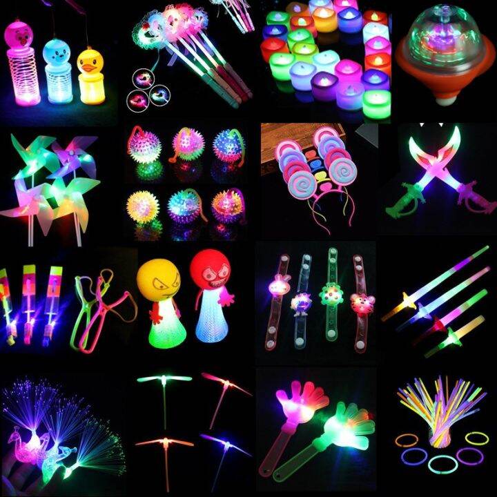 10pcs-led-light-up-toys-party-favors-glow-sticks-headband-christmas-birthday-gift-glow-in-the-dark-party-supplies-for-kids-adult