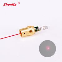 Red 650nm 5mW Dot Laser Modul DC Enter 3V/5V 9X16mm Metal BronzeHead Target Photoelectric Source manufacturerFree Customization