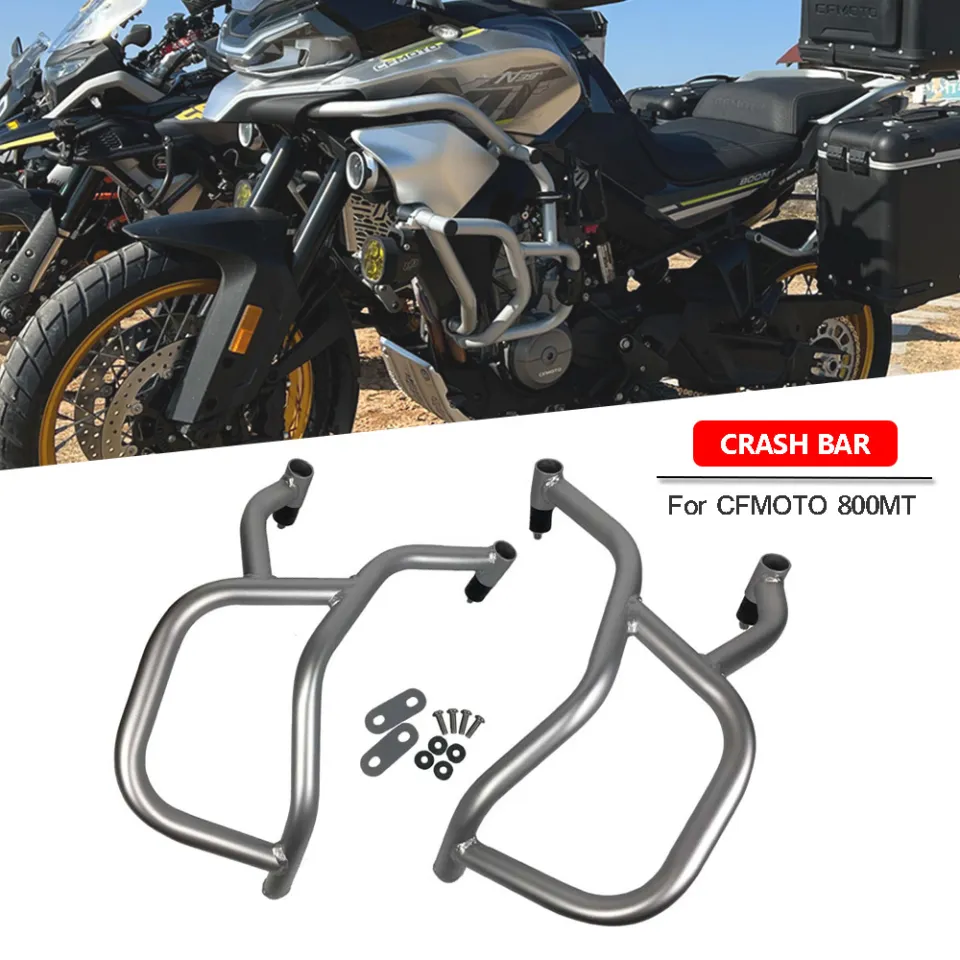 For CFMOTO 800MT MT800 MT 800 MT 2021 2022 2023 Motorcycle Parts Crash Bar  Bumpers Engine Guard Fairing Frame Protector Side Slider | Lazada