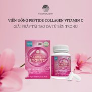 Viên uống trắng da Collagen Vitamin C Peptide  Hộp 60 viên  Hàn Quốc