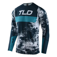 2022 TLD Mountain Bike Jersey Motocross Jersey Black Wolf BMX Shirts Long Sleeve Breathable Quick Dry Downhill MTB Jersey