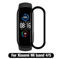 3D PETป้องกันหน้าจอคุ้มครองเต็มรูปแบบสำหรับXiaomi Miวง 4 5 Miband 4 5