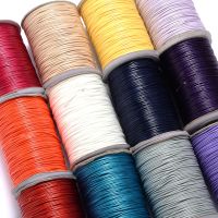 0.5/0.8/1.0/1.5/2.0/2.5mm Colorful Waxed Cord Waxed Thread Cord String For Diy Jewelry Making Handmade Rope Bracelet Necklace