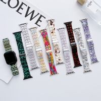 【Hot Sale】 The new five baht resin creative strap is suitable for iwatch8 1-8 generation male and female replacement wristbands