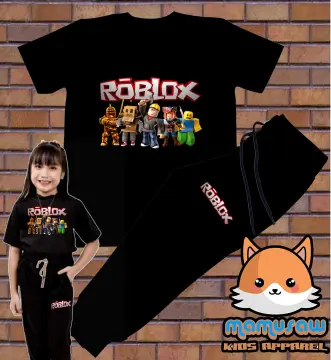 Roblox T-shirt for Kids Boys Game Cartoon Printed Sandbox Shirts