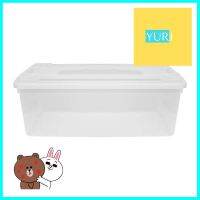 กล่องฝาปิด UNI-WARE 4892 26.5x39.5x13 ซม. สีขาวBOX WITH LID UNI-WARE 4892 26.5X36.5X13CM WHITE **จัดส่งด่วนทั่วประเทศ**