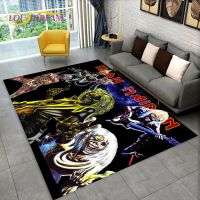 Heavy Metal Band I-Iron Aces High Area Rug Carpet Rug for Living Room Bedroom Sofa Doormat Decoration kids Non-slip Floor Mat 3D Furniture Protectors