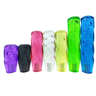 【cw】 Auto shift knob color crystal bubble auto shape manual lever gear handle ！