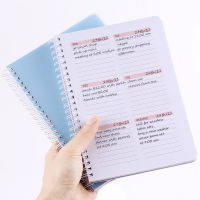 Waterproof PVC Cover 2021 A5 Daily Planner Agenda 2022 Planner Weely Goals Habit Schedules Stationery Notebook for School Office