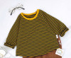 Cocandy official store áo thun kẻ đen vàng dài tay cho bé - ảnh sản phẩm 1