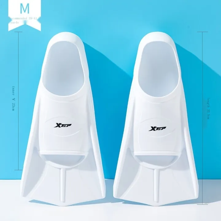 Swimming fins men and women freestyle breaststroke silicone short fins