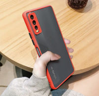 ส่งจากกรุงเทพ เก็บเงินปลายทาง Case Vivo Y20 Y20i เคสโทรศัพท์ วีโว่ เคสกันกระแทก ปุ่มสีผิวด้าน เคสกันรอยกล้อง ขอบนิ่มหลังแข็ง