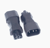 1PC Universal Power Adapter IEC 320 C14 To C5อะแดปเตอร์ Converter C5 To C14ไฟ AC Socket 3 pin IEC320 C14ตัวเชื่อมต่อใหม่ล่าสุด