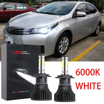 ชุดหลอดไฟหน้าฮาโลเจน LED 6000K แบบเปลี่ยน สําหรับ Toyota Altis (E170) 2013-2019 2014 2015 2016 2017 2PCS