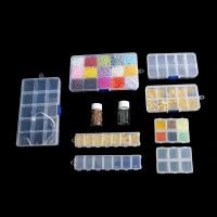 Plastic Storage Jewelry Compartment Container Earring Jewelry Rectangle Case for Jewelry Display