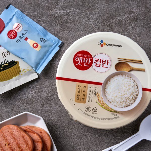 ข้าวสำเร็จรูป-หน้าสแปมมายองเนส-อาหารเกาหลี-อาหรสำเร็จรูปพร้อมทาน-spam-mayo-cupban219g