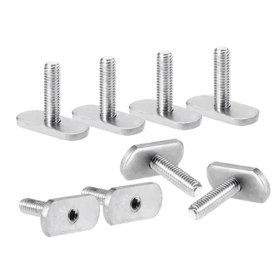 8 Pcs Kayak Rail/Track Screws &amp; Nuts T Slot Bolt Replacement Stainless Steel Gear Mounting Bolt Kayak Accessories