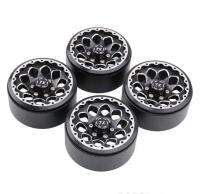 1.9 RC Crawler Truck Beadlock Tires Metal Weighted Bead Lock Wheel Hub Fit RC4WD LAND ROVER D90 AXIAL SCX10 RC Car Model