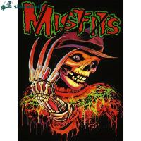 The Misfits โปสเตอร์เรืองแสงตกแต่งบ้านศิลปะพื้นหลังสำหรับคาเฟ่คลับบาร์