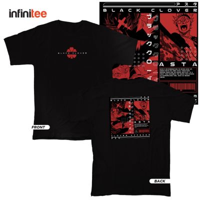 Infinitee Black Clover Asta Liebe Demon Manga Anime Shirt in Black Tshirt For Men Women T Shirt Tops