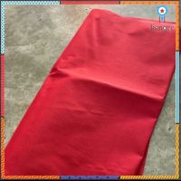 ผ้าแดงปูโต๊ะ ผ้าดิบแดง ขนาด หน้ากว้าง 93ซม. ตราแหม่ม ใช้รองพระ ปูโต๊ะ ตั้งศาล งานพิธีต่างๆ สินค้ามีจำนวนจำกัด
