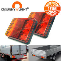 CNSUNNYLIGHT Car Truck LED Rear Tail Light Warning Lights Rear Lamps Waterproof Tailight Parts for Trailer Caravans DC 12V 24V