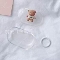 READY STOCK! Transparent Cartoon Bear for OPPO Enco W11 Soft Earphone Case Cover