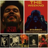 The Weeknd Retro Poster Aesthetic Prints Starboy/After Hours/Trilogy Painting Vintage Home Room Bar Cafe Art Wall Decor Picture Wall Décor