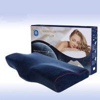 Orthopedic Memory Foam Pillow 60x35cm Slow Rebound Soft Memory Slepping Pillows Butterfly Shaped Relax The Cervical For