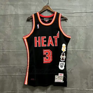 Vintage NBA Miami Heat Dwayne Wade #3 Authentic Adidas Jersey