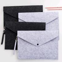 Felt Envelope A4 File Pocket Document Bag Holder Organizer School Office Supply File Bag Document Holder Bag For Student Teacher