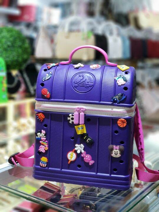 Limited Edition Crocs Jibbitz Ziptop Small Size Kiddie Backpack