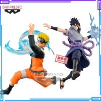 โมเดล Uchiha Sasuke ตุ๊กตาอะนิเมะ Uchiha ชุดประกอบโมเดล Figur Naruto Bandai ของขวัญวันเกิดเด็กของแท้