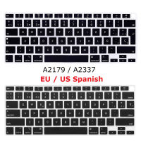 ผิวสเปนนุ่มสำหรับ Air 13 2020 A2179 Air 13 M1 A2337 US EU สเปนแป้นพิมพ์ซิลิโคนแล็ปท็อป Skin