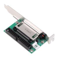 40-Pin CF Compact Flash Card 39Pin ถึง3.5 IDE Converter Adapter PCI Bracket Back Panel