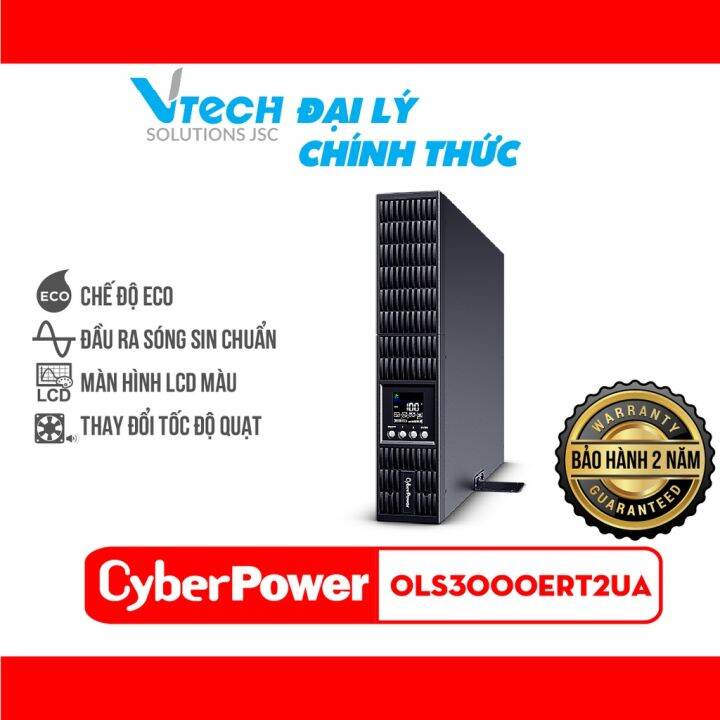 Bộ Lưu điện UPS CyberPower OLS3000ERT2UA VTech - Hàng Chính Hãng ...