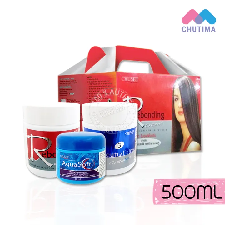 ครีมยืดผมถาวร ครูเซ็ท รีบอนด์ดิ้งครีม 500มล.Cruset Rebonding Cream