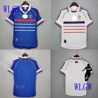 Most popular 【WLGW】Football Jersey 1998 France Jersey Retro Jersey Soccer Jerseys Shirt S-XXL