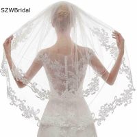 New Arrival White Ivory Lace Wedding veils Casamento Voile mariage Sexy bridal veils Velo de novia Boda Bride hair accessories Hair Accessories