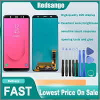 Redsange จอ LCD OLED 6.0นิ้วสำหรับจอแสดงผล Samsung Galaxy J8 2018หน้าจอสัมผัสการเปลี่ยนหน้าจอ TFT สำหรับ Galaxy J810 J810F จอแสดงผล SM-J810M