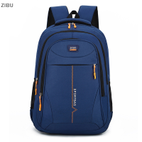 ZIBU กระเป๋านักเรียน14นิ้วแล็ปท็อปกระเป๋าเป้สะพายหลังกันน้ำไนลอน29L Casual Shoulder bagpack กระเป๋าเดินทางวัยรุ่นชาย mochila