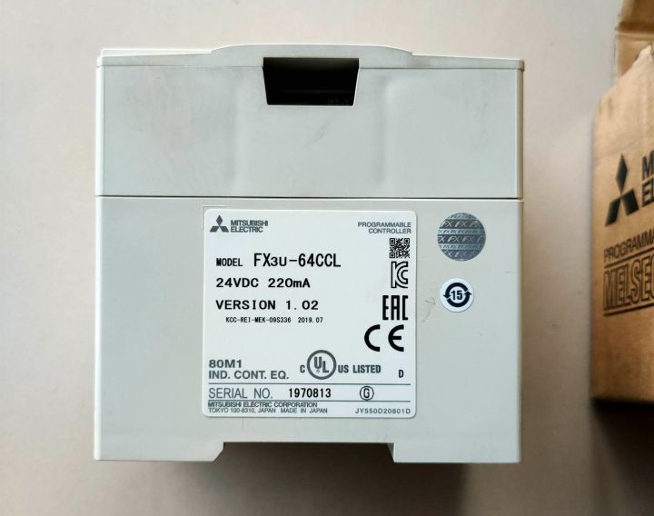 new-plc-mitsubishi-fx3u-64ccl-cc-link-connection-module-สินค้าใหม่-เหลือจากงา-กล่่องไม่สวย