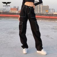 EAGLADE Cargo Pants For Women SzhgeHp00182 In Black