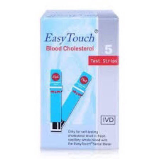 5 que thử mỡ máu, cholesterol cho máy đo easy touch gcu et322 - ảnh sản phẩm 1