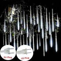 1/2/3/4 Set LED Meteor Shower Lights Outdoor Waterproof Falling Raindrop Fairy for Christmas Holiday Party Patio Decor Navidad