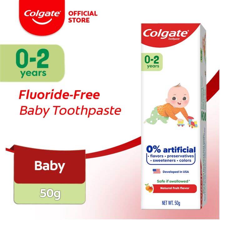 Colgate Kids Toothpaste 02 years old 50g Safe if Swallowed Lazada PH