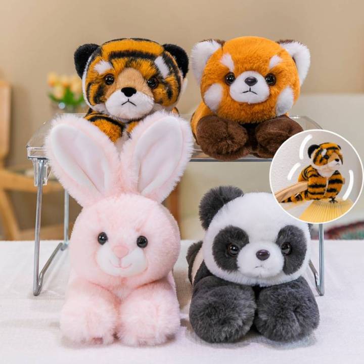 plush-clapping-bunny-panda-toy-tiger-raccoon-hand-ring-gift-accessories-children